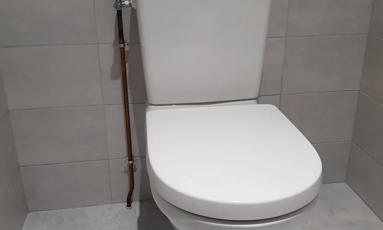 Pose et raccordement d'un wc standard